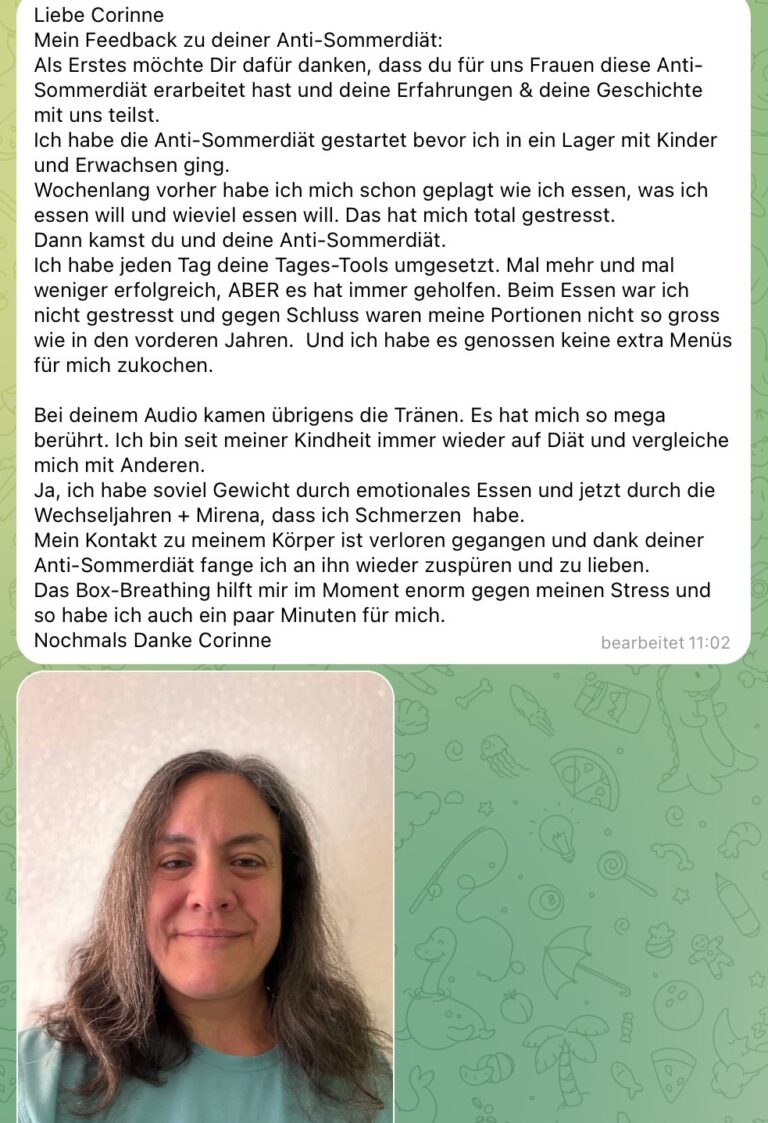 Testimonial Antisommerdiät 2